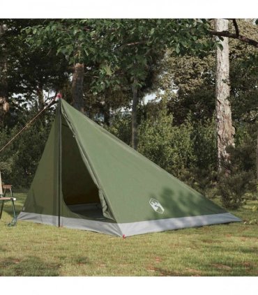 vidaXL Backpacking Tent Olive Green 4-Person