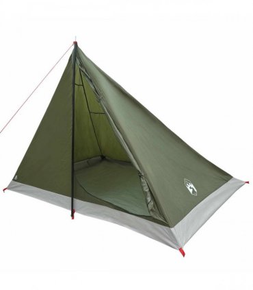 vidaXL Backpacking Tent Olive Green 4-Person