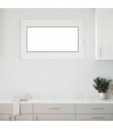 vidaXL Basement Window RISOR 100 x 60 cm PVC and Glass Anthracite