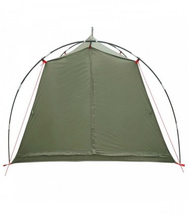 vidaXL Tunnel Tent Olive Green 2-Person 185T Polyester with PU Coating