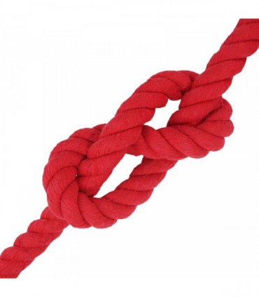 vidaXL Rope Red 3.6 x 3.6 x 500 cm Cotton