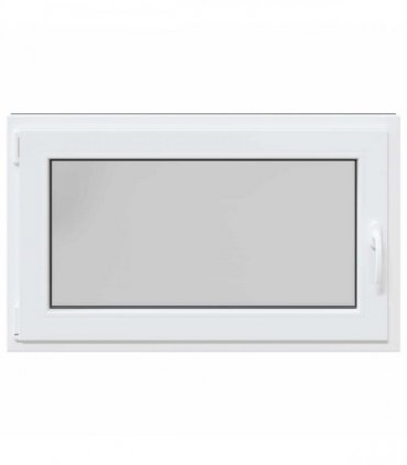 vidaXL Basement Window RISOR 100 x 50 cm PVC and Glass Anthracite