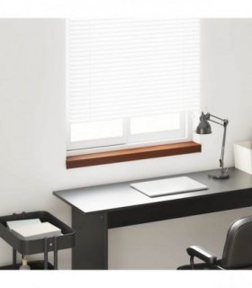 vidaXL Window Sill Brown wood 100 x 15 x 4.5 cm PVC
