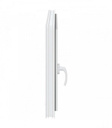 vidaXL Basement Window RISOR 100 x 60 cm PVC and Glass White