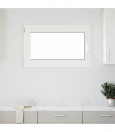 vidaXL Basement Window RISOR 100 x 60 cm PVC and Glass Anthracite