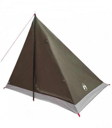 vidaXL Backpacking Tent Brown and Grey 2-Person
