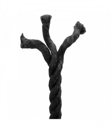 vidaXL Cotton Rope 250 m 10 Black 100% Cotton