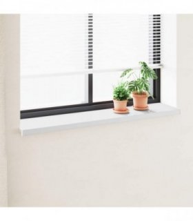 vidaXL Window Sill White 160 x 30 x 4.5 cm PVC