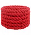 vidaXL Rope Red 3.6 x 3.6 x 1000 cm Cotton