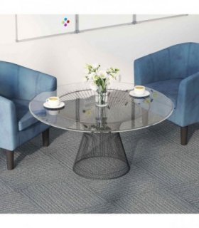 vidaXL Carpet Tile Light Grey with Stripes 50 x 50 cm 20 pcs