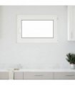 vidaXL Basement Window RISOR 90 x 60 cm PVC and Glass White