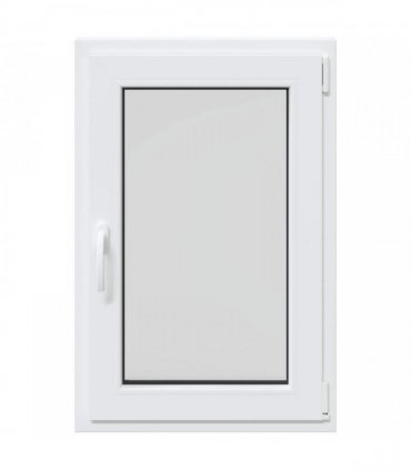 vidaXL Basement Window RISOR 60 x 80 cm PVC and Glass White