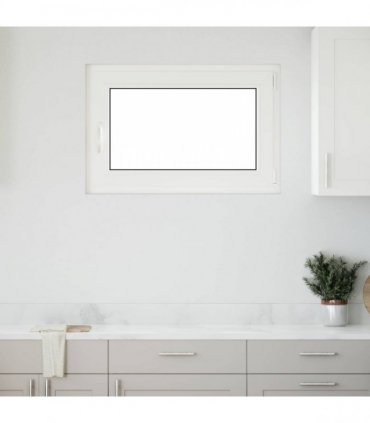 vidaXL Basement Window RISOR 90 x 60 cm PVC and Glass Anthracite