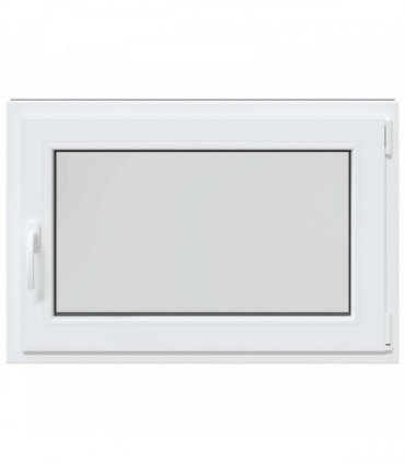 vidaXL Basement Window RISOR 90 x 60 cm PVC and Glass Anthracite