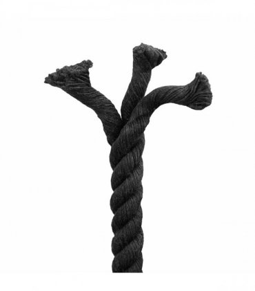 vidaXL Rope Black 2 x 2 x 5000 cm Cotton
