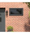 vidaXL Basement Window RISOR 110 x 70 cm PVC and Glass Anthracite