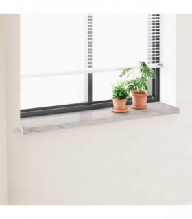 vidaXL Window Sill Marble texture 160 x 30 x 4.5 cm PVC