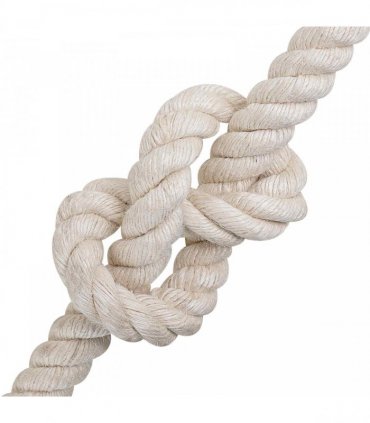 vidaXL Jute Rope 16 White 100% Tossa jute
