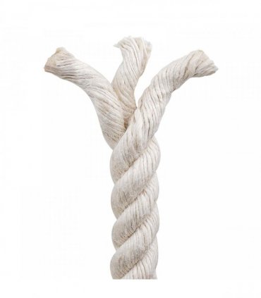 vidaXL Jute Rope 36 White 100% Tossa jute