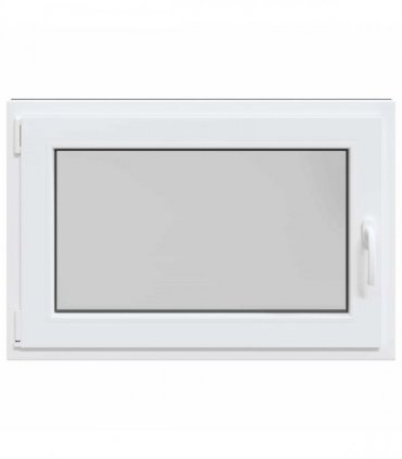vidaXL Basement Window RISOR 90 x 70 cm PVC and Glass Anthracite