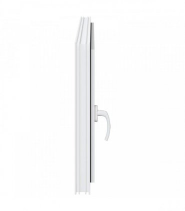 vidaXL Basement Window RISOR 110 x 50 cm PVC and Glass White