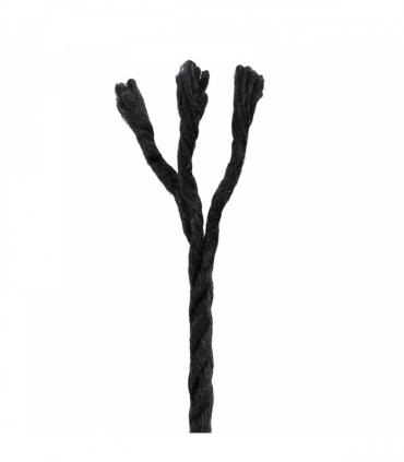 vidaXL Rope 10 pcs Black Cotton
