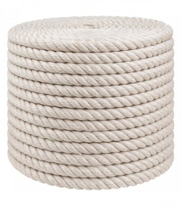 vidaXL Jute Rope 10 White 100% Tossa jute