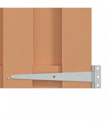 vidaXL Garden Gate 100 x 100 cm WPC and Aluminium Brown