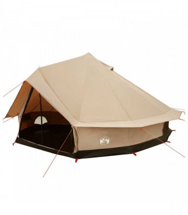 vidaXL Family Tent Cream 10-Person Polycotton