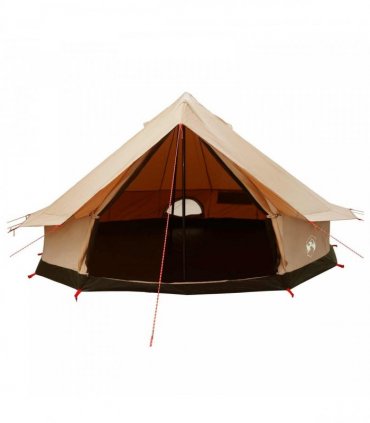 vidaXL Family Tent Cream 10-Person Polycotton