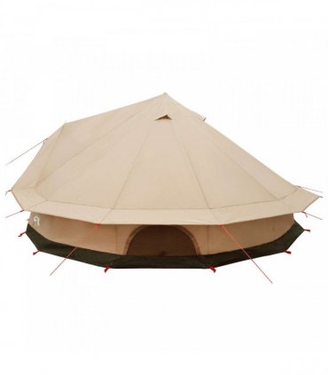 vidaXL Family Tent Cream 10-Person Polycotton