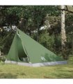 vidaXL Backpacking Tent Green 4-Person 185T Polyester with PU Coating