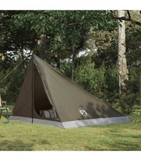 vidaXL Backpacking Tent Brown and Grey 4-Person