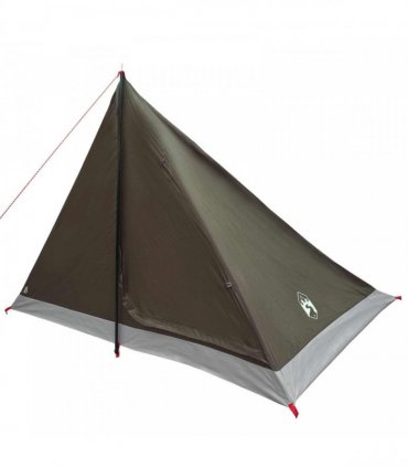 vidaXL Backpacking Tent Brown and Grey 4-Person