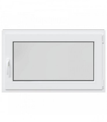 vidaXL Basement Window RISOR 100 x 60 cm PVC and Glass Anthracite