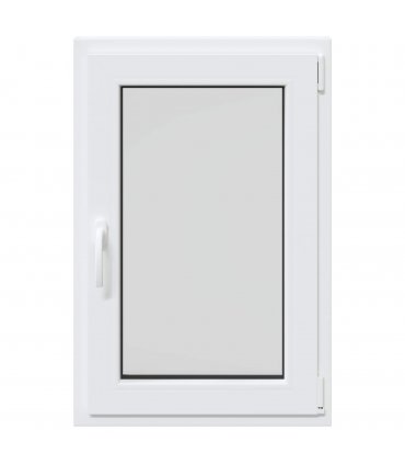 vidaXL Basement Window RISOR 60 x 90 cm PVC and Glass White