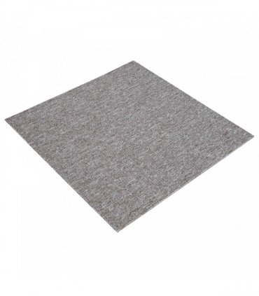 vidaXL Carpet Tile Brown 50 x 50 cm 20 pcs PP and Bitumen