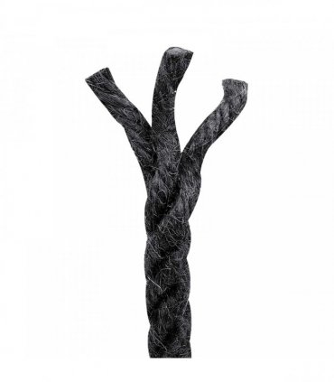 vidaXL Jute Rope 8 Black 100% Tossa jute