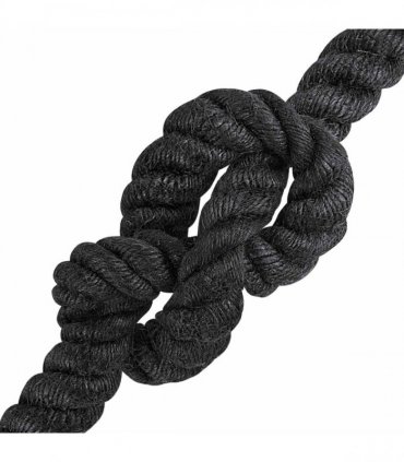 vidaXL Jute Rope 24 Black 100% Tossa jute