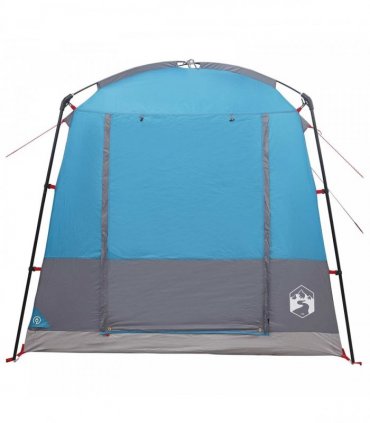 vidaXL Party Tent Blue 4-Person 185T Polyester with PU Coating
