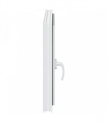 vidaXL Basement Window RISOR 80 x 60 cm PVC and Glass White