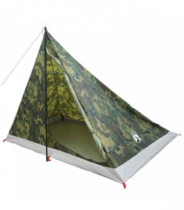 vidaXL Backpacking Tent Camouflage 4-Person