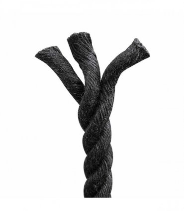 vidaXL Jute Rope 16 Black 100% Tossa jute