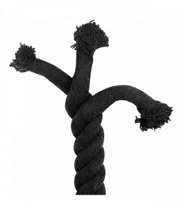 vidaXL Rope Black 5 x 5 x 500 cm Cotton