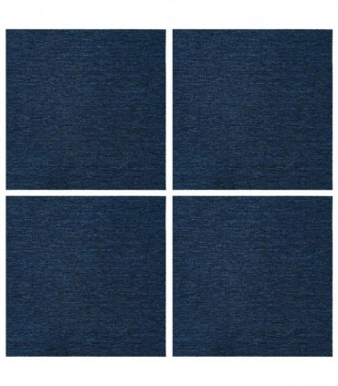 vidaXL Carpet Tile Blue 50 x 50 cm 4 pcs PP and Bitumen