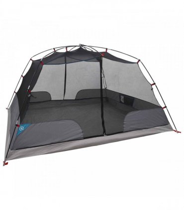 vidaXL Backpacking Tent Blue 4-Person 185T Polyester with PU Coating