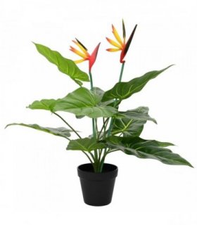 vidaXL Artificial Strelitzia Plant Green 65 x 13 x 55 cm