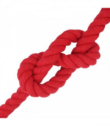 vidaXL Rope Red 4 x 4 x 500 cm Cotton