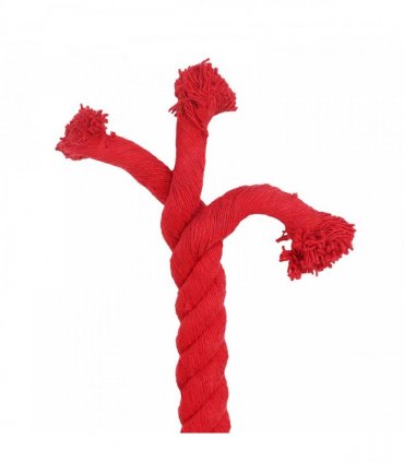 vidaXL Rope Red 4 x 4 x 500 cm Cotton