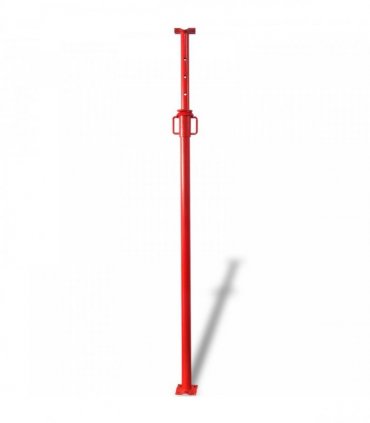 vidaXL Acrow Prop Red 280 x 12 x 12 cm Steel with a Painted Finish
